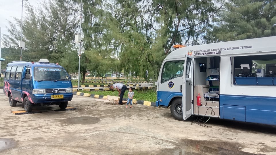 Pemerintah Kabupaten Maluku Tengah Melalui Dinas Perhubungan Melakukan Uji Kir Keliling 